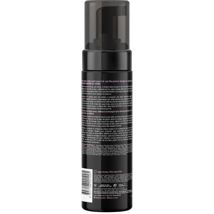 B.TAN Ultra Dark Self Tanner Mousse, 6.7 fl oz