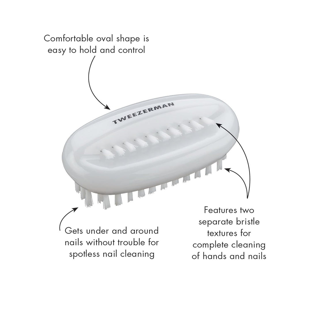 Tweezerman Nail Brush, Dual