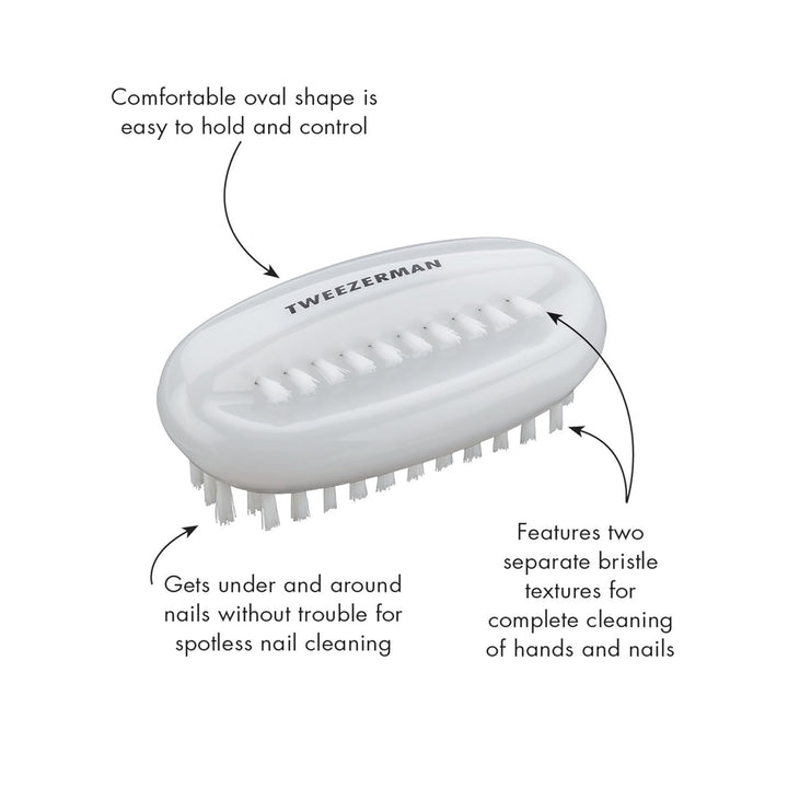 Tweezerman Nail Brush, Dual