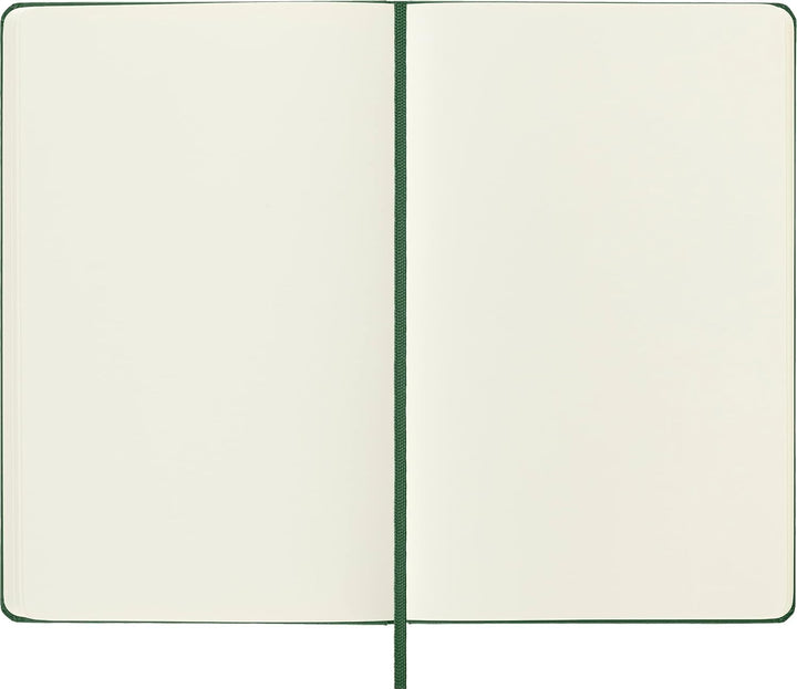 Moleskine Classic Plain Paper Notebook, Myrtle Green, Large