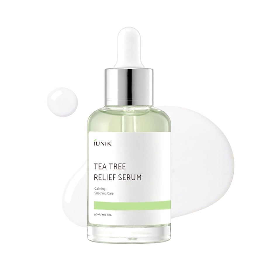 Iunik Tea Tree Relief Serum, White, 50 ml