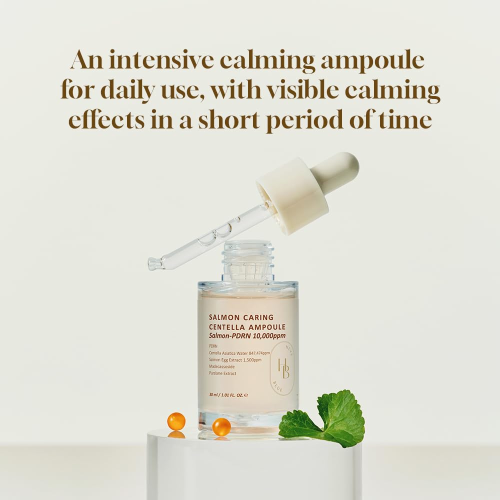 HEVEBLUE Salmon Caring Centella Ampoule, 1 Count