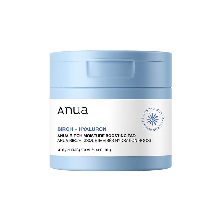 ANUA Birch Moisture Boosting Pad, 160 g, 70 Count