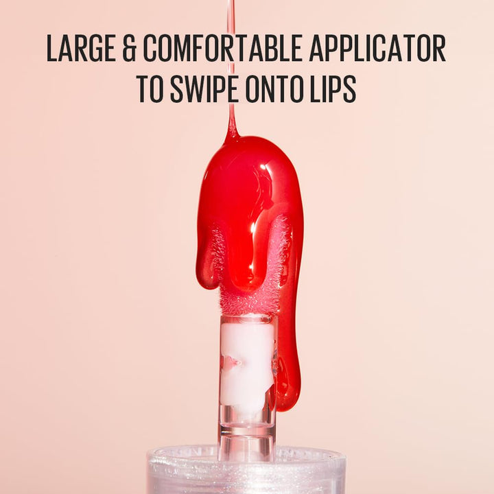 Kaja Juicy Glass Lip Oil, Rose Hip Spritz, 4 ml