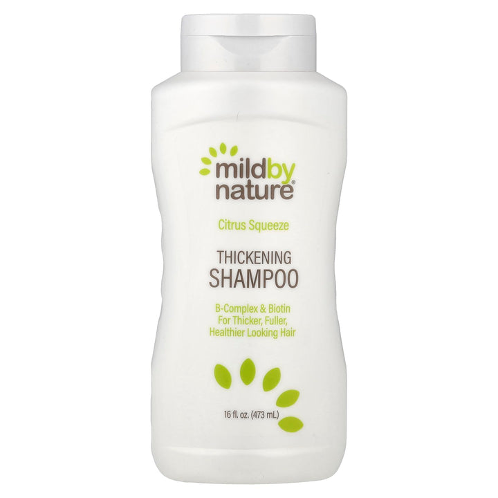 MILD BY NATURE Hair Thickening Shampoo, Citrus Squeeze, 16 fl oz