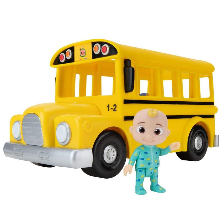 CoComelon Feature Musical Vehicle, Yellow, 1 Count