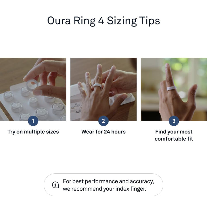 OURA Ring 4 Sizing Kit, Size Before You Buy