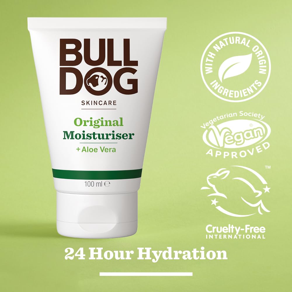 Bulldog Skincare for Men Original Moisturizer, 3.3 oz