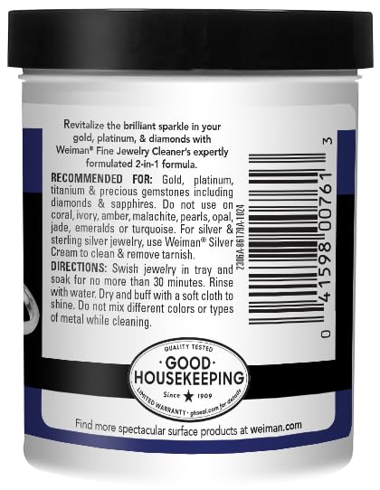 Weiman Fine Jewelry Cleaner Liquid, 6 oz