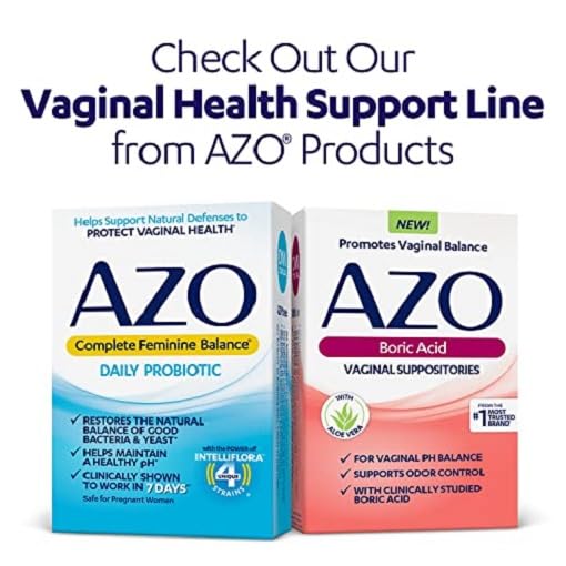 Azo Yeast Tablets, 60 Count