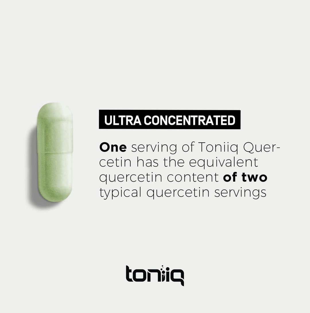 Toniiq Quercetin Capsules, 1000mg, 120 Count