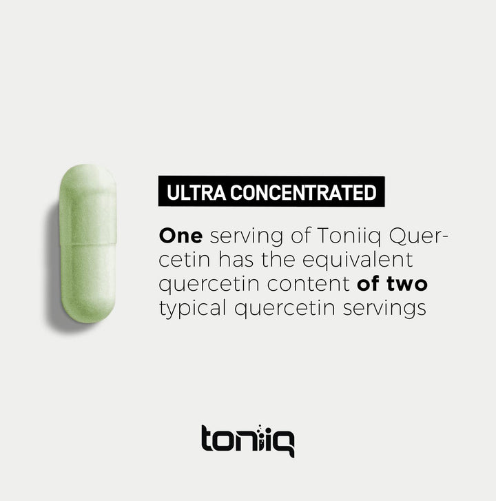 Toniiq Quercetin Capsules, 1000mg, 120 Count