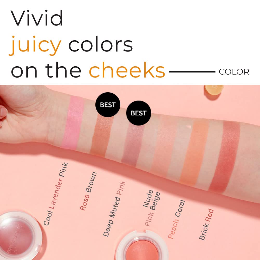 A'PIEU(アピュー) Juicy-Pang Jelly Blusher, CR01
