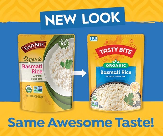Tasty Bite Organic Basmati Rice, 12 Count