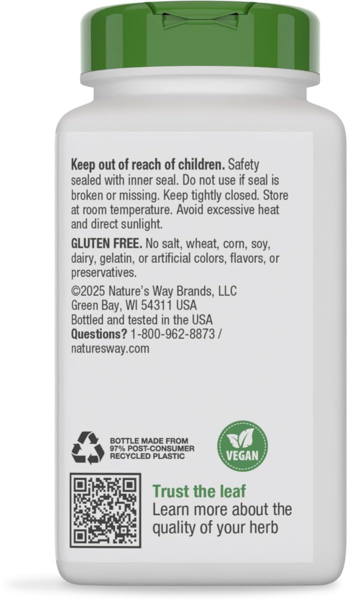 Nature's Way St John's Wort Vegetarian Capsules, 180 Count