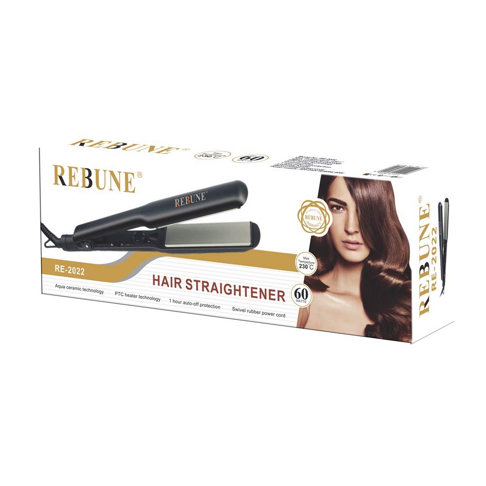 REBUNE RE-2022 Hair Straightener and Curler