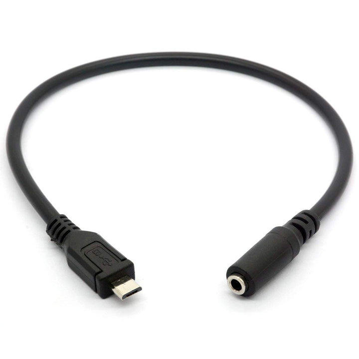 GLHONG Micro USB to 3.5mm Audio Adapter Cable, Micro Male to 3.5mm Female