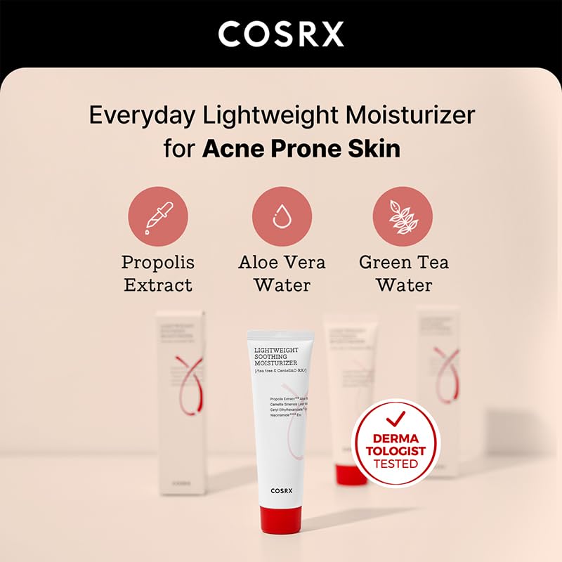 COSRX AC Collection Lightweight Soothing Moisturizer, 80 ml