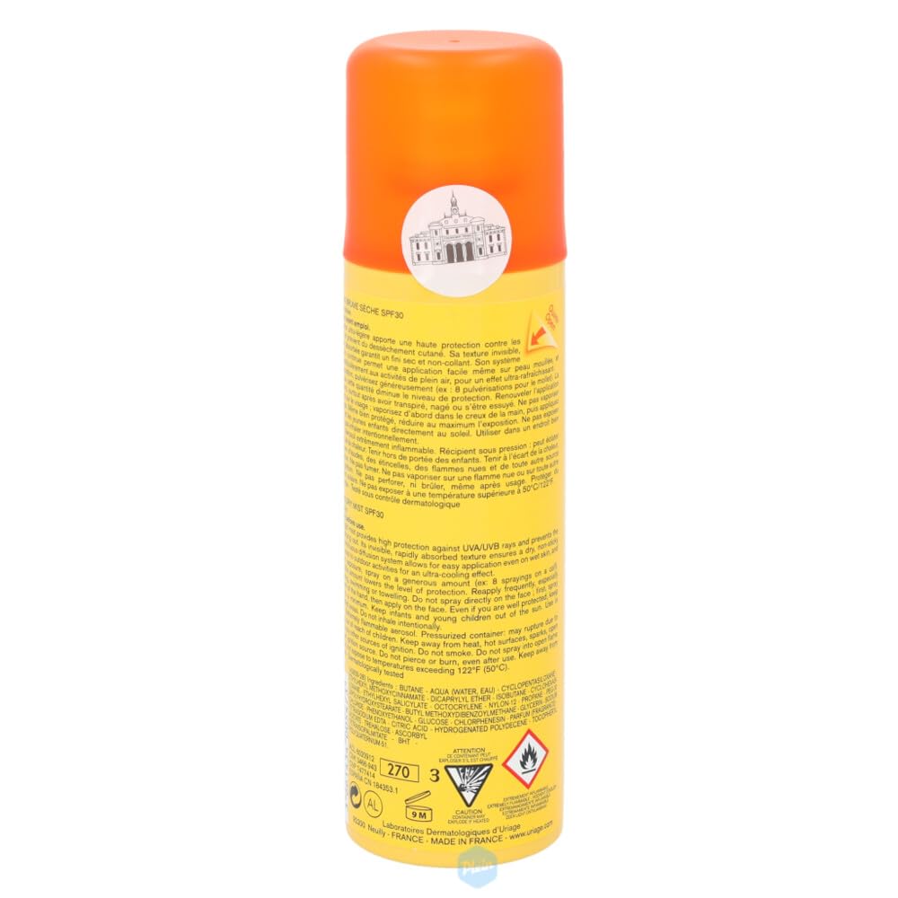 Uriage Bariesun Dry Brush Spray SPF30, 200 ml