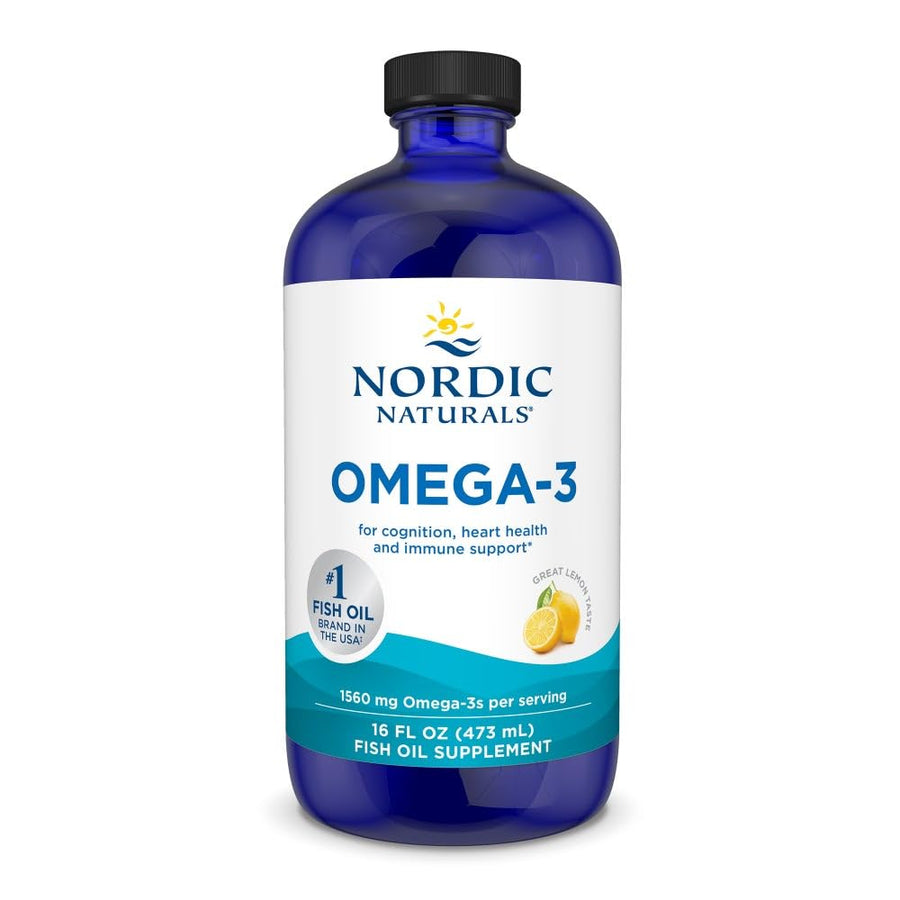 Nordic Naturals Omega-3 Liquid, Lemon, 16 fl oz