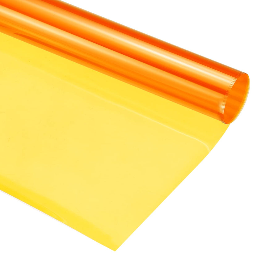 MECCANIXITY Lighting Gel Filter, Orange 85A, 15.7x19.7 in, Pack of 4