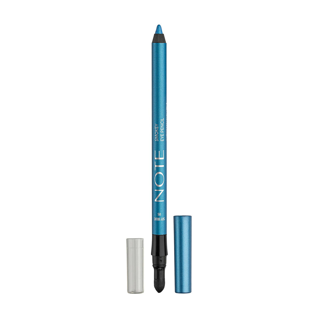 NOTE Cosmetique Smokey Eye Pencil, 05 Sky Blue, 0.04 oz