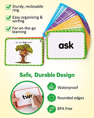 Coogam Sight Words Educational Flashcards, 220 Count