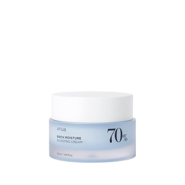 ANUA Birch 70 Moisture Boosting Cream, Fragrance Free, 50 ml