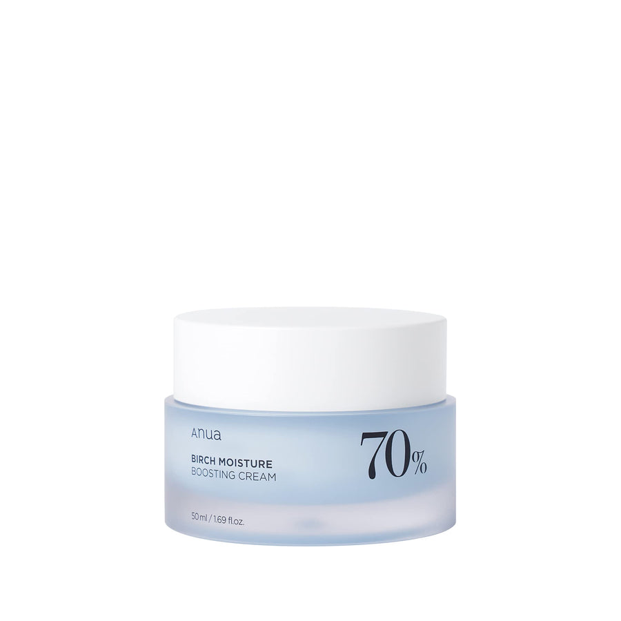 ANUA Birch 70 Moisture Boosting Cream, Fragrance Free, 50 ml
