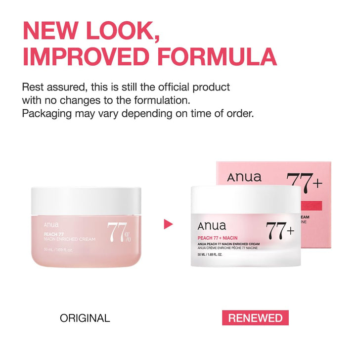 ANUA Peach Niacinamide Cream, 1.69 fl oz