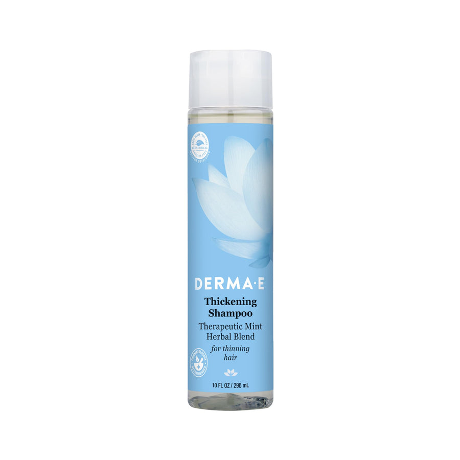 Derma E Thickening Therapeutic Shampoo, Mint, 296 ml