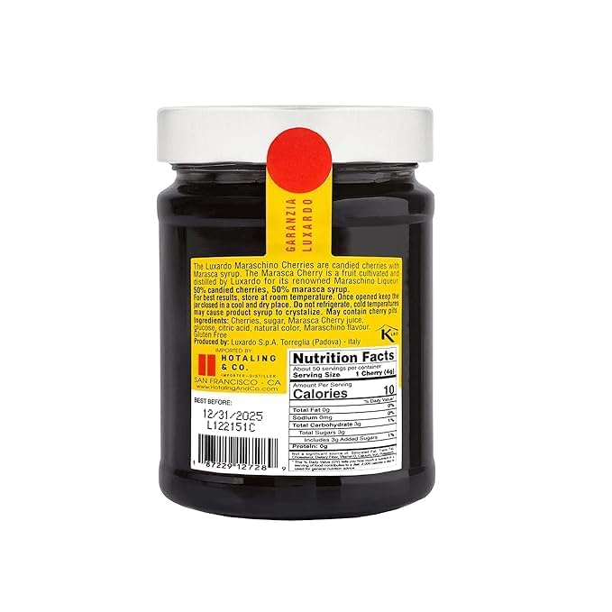 Luxardo Maraschino Cherries, 418 ml