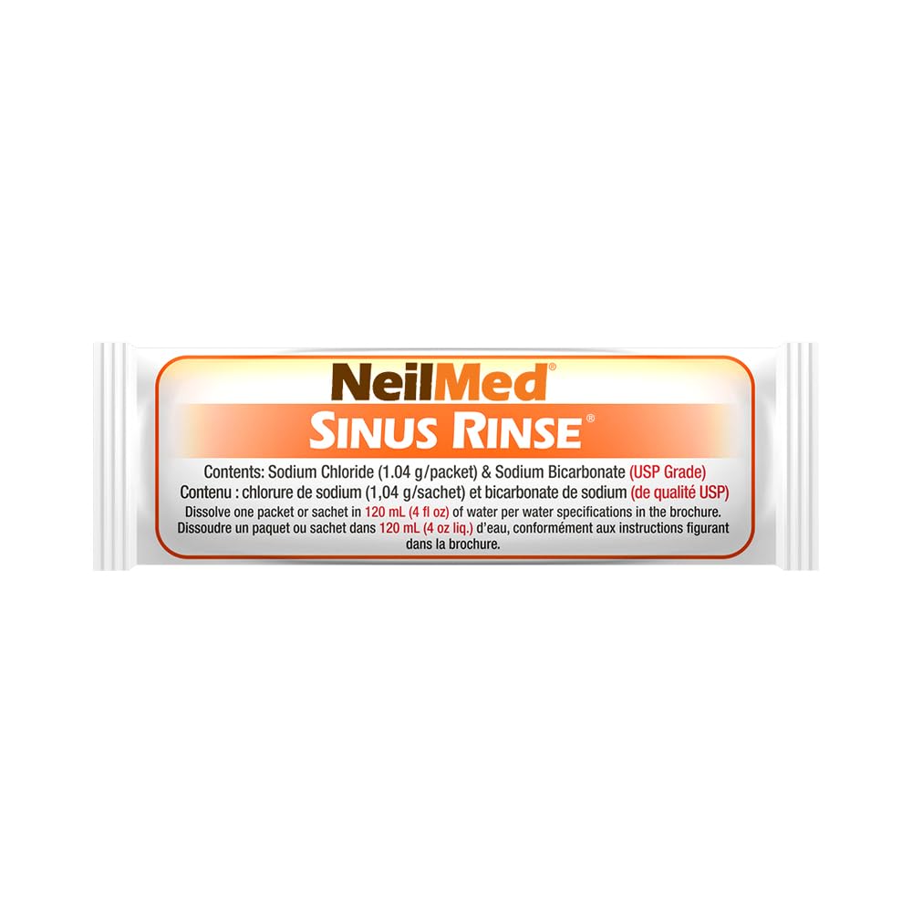 NeilMed Pediatric Saline Nasal Rinse Bottle Kit, 8 Count