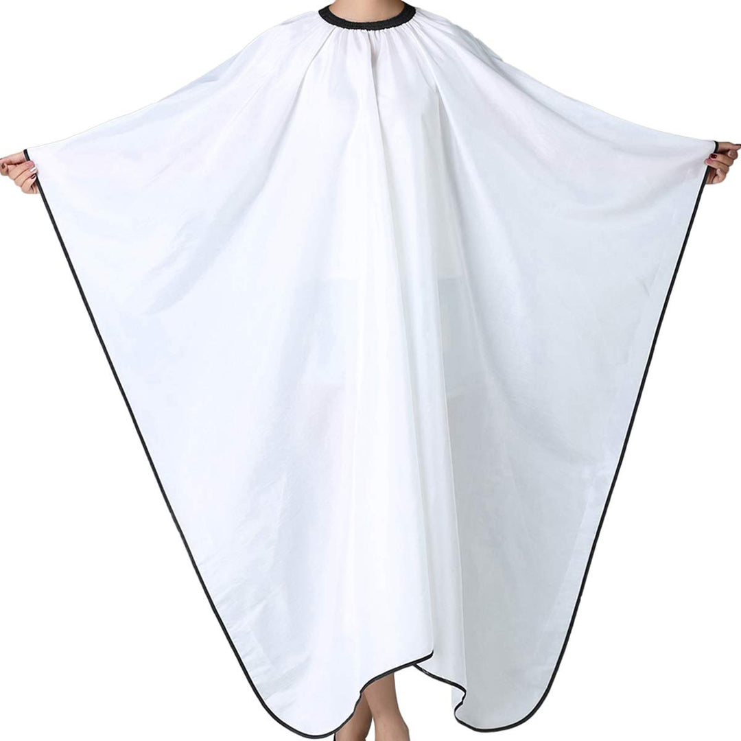 Iusmnur Barber Cape, White, 55 x 63 in