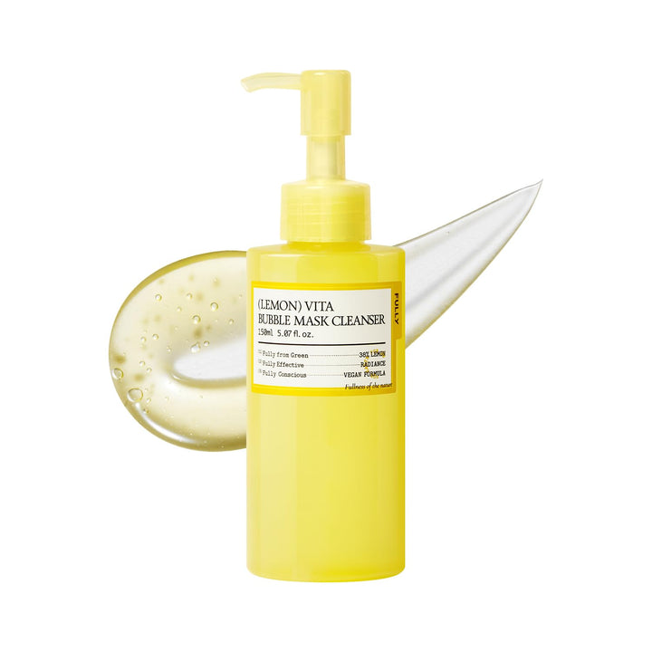 FULLY Lemon Vita Bubble Mask Cleanser, 5.07 fl oz