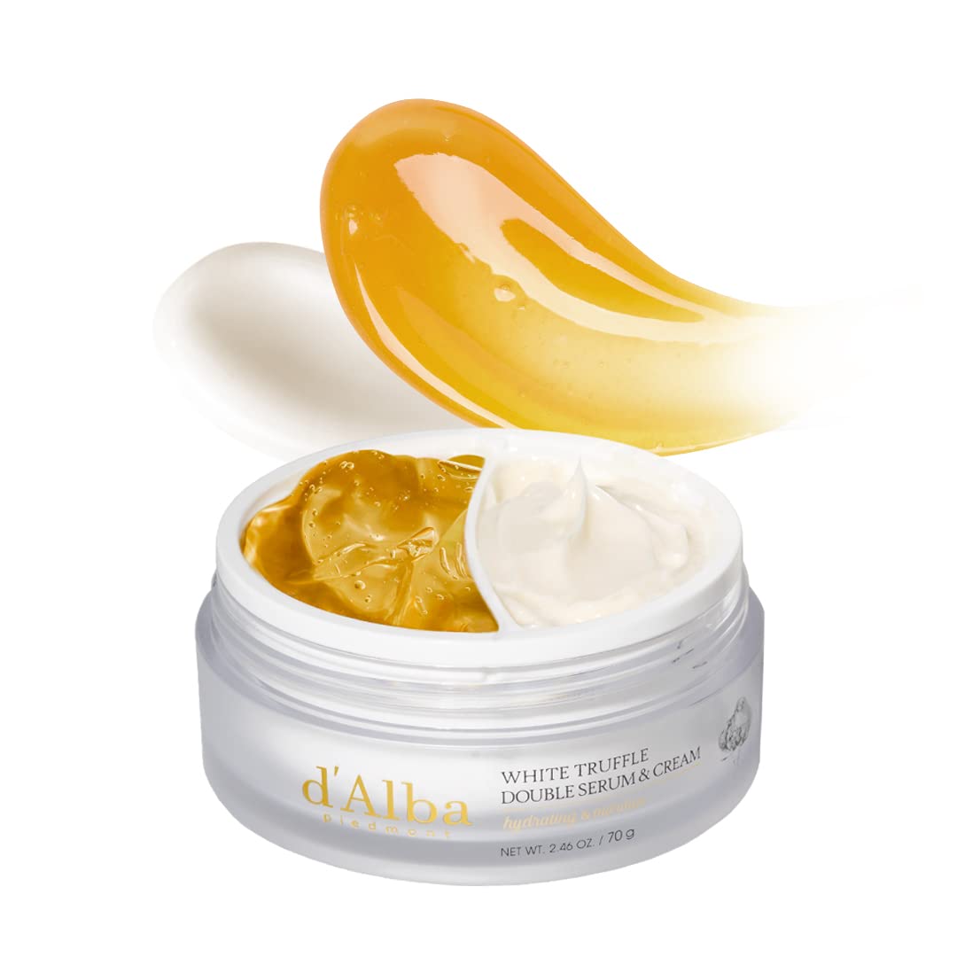 d'alba Piedmont White Truffle Double Serum & Cream, 2.46 oz