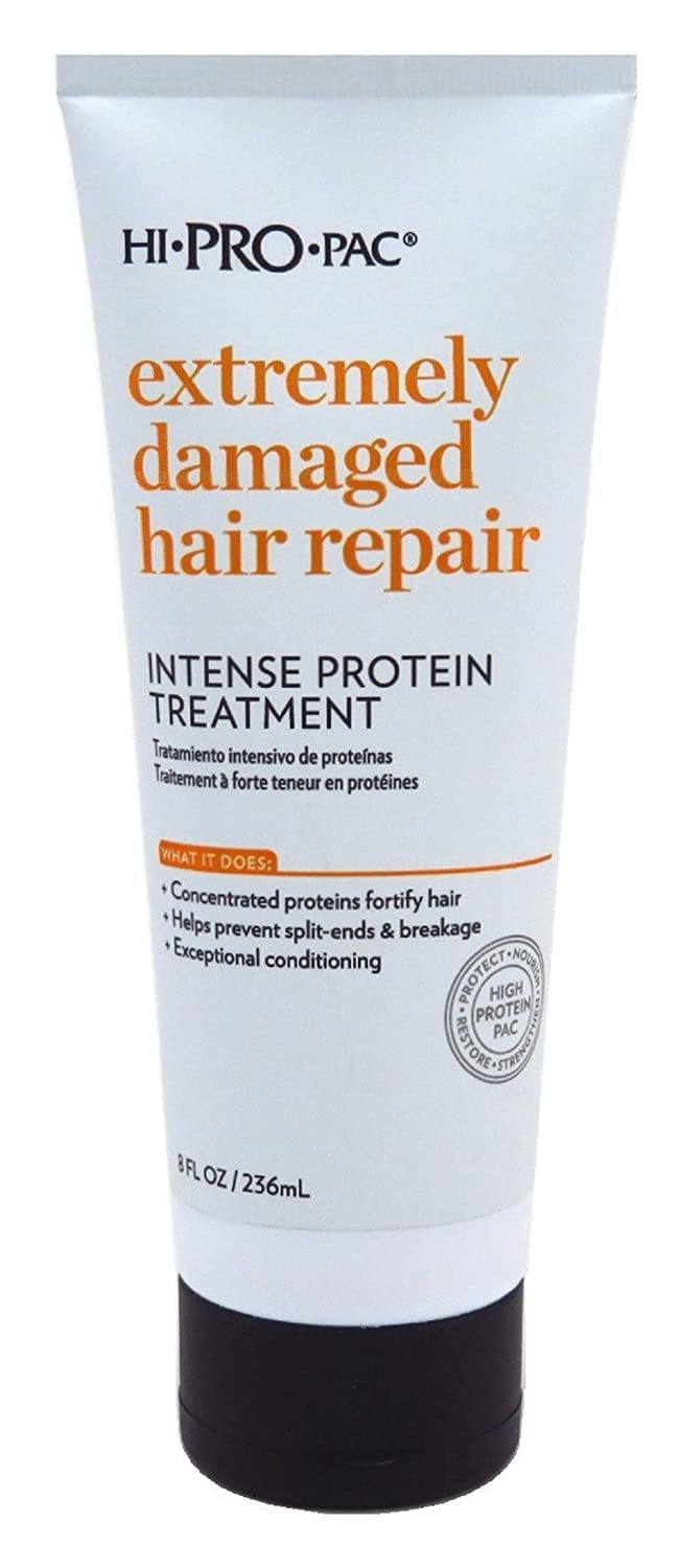 Hi-Pro-Pac Extremely Damaged Hair Repair Intense Protein Hair Treatment, 8 fl oz