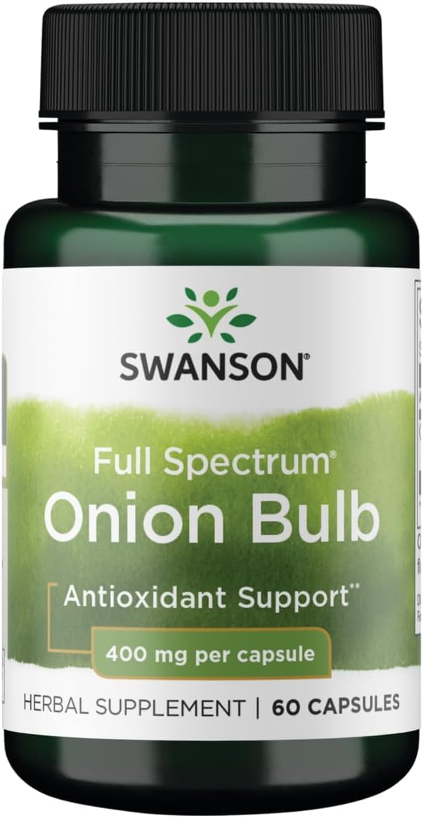 Swanson Full Spectrum Onion Bulb, 400 mg, 60 Count