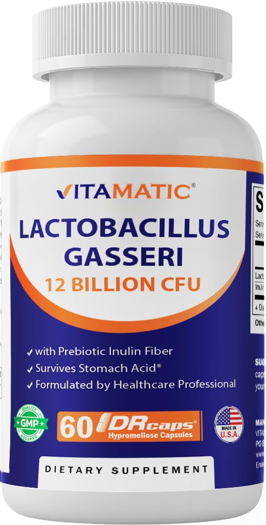 Vitamatic Lactobacillus Gasseri, 12 Billion CFU, 60 Count