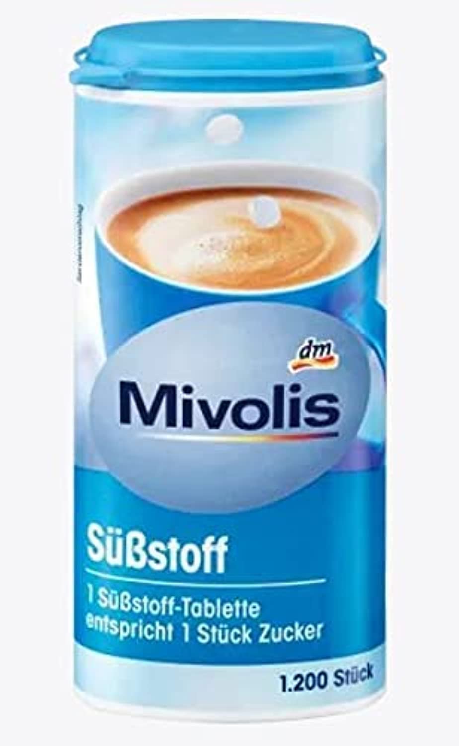 Mivolis Sweetener Tablets, 1200 Count