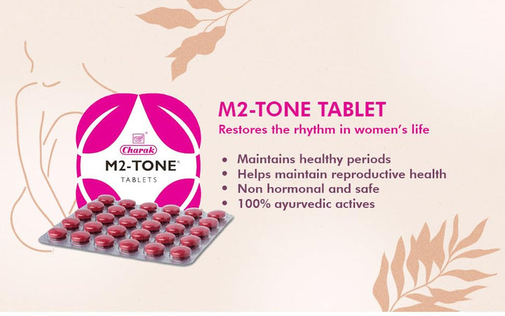 Charak M2 Tone Tablets, 30 Count