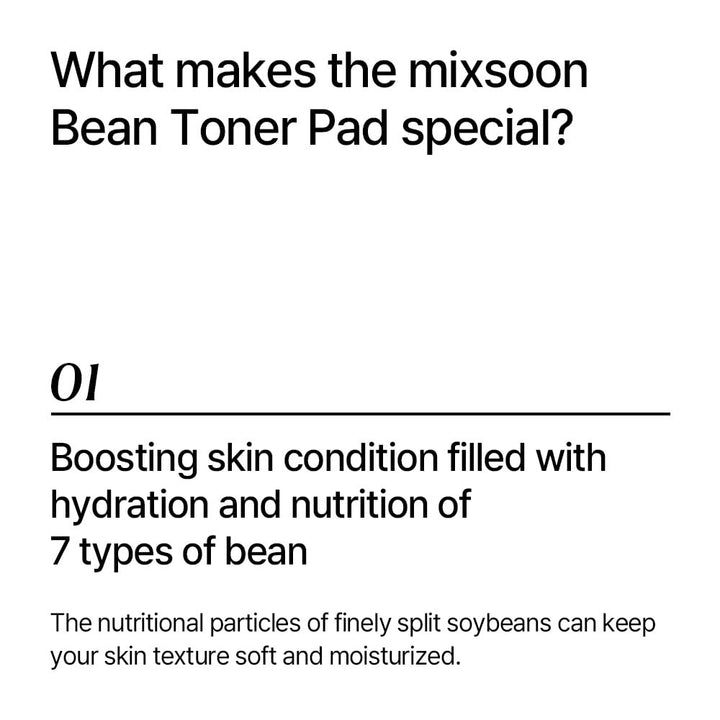 mixsoon Bean Toner Pad, 280 ml, 70 Count