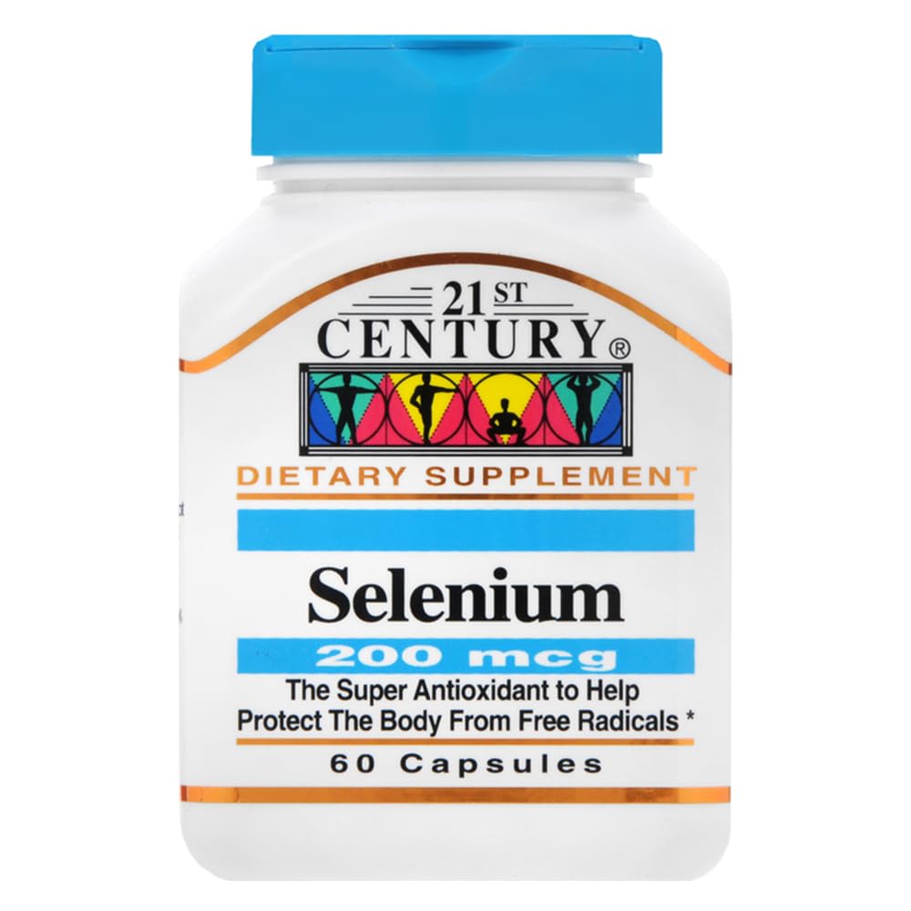 21st Century Selenium, 200 mcg, 60 Count