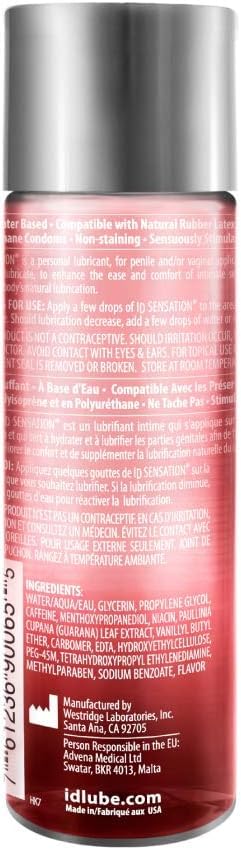 ID Lubricants Sensation Personal Lubricant, Warming, 8.5 fl oz