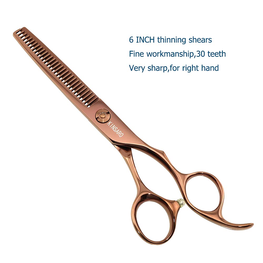 KINSARO Hair Thinning Scissors, 6 Inch