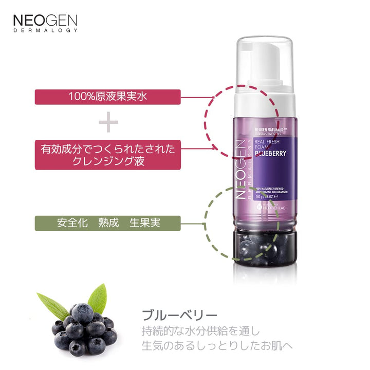 Neogen Real Fresh Foam Blueberry, 160 g