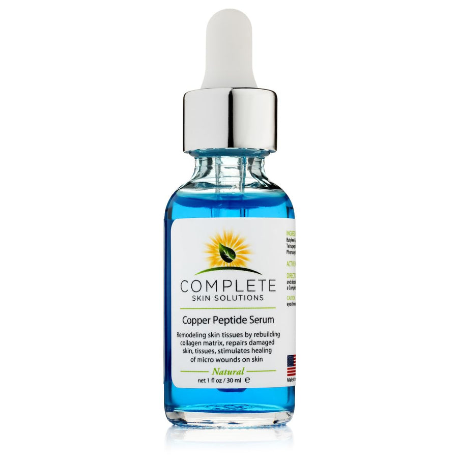 COMPLETE SKIN SOLUTIONS Copper Peptide Face Serum, 1 oz