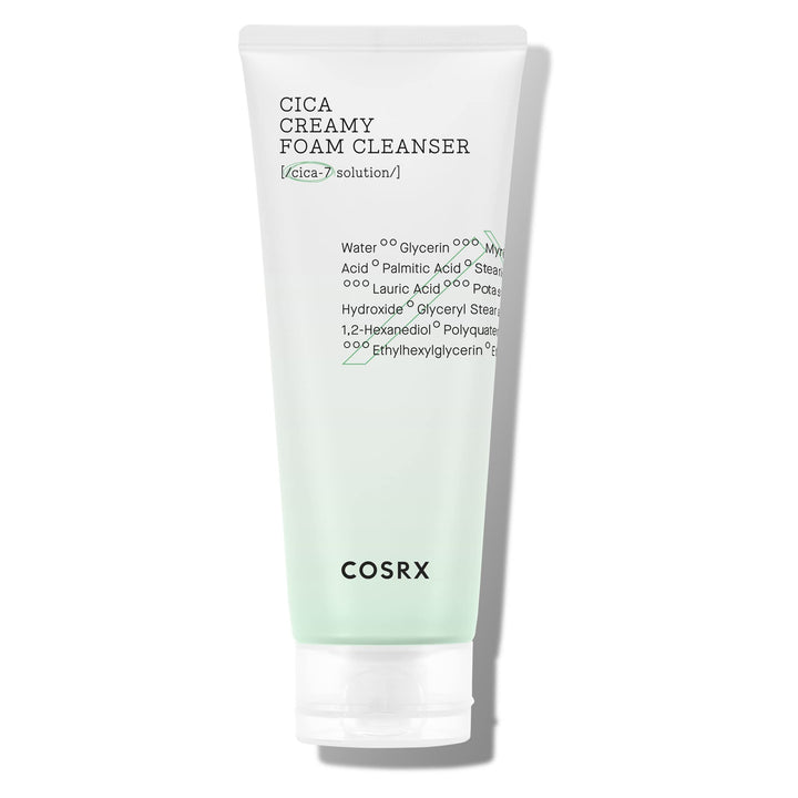 COSRX Pure Fit Cica Creamy Foam Mild Cleanser, 5.07 fl oz