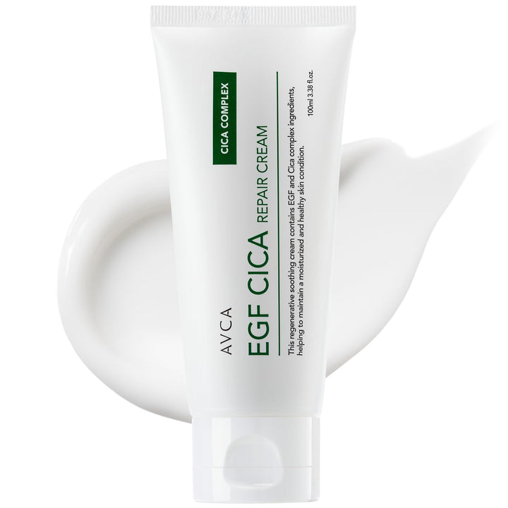 AVCA EGF Cica Repair Cream, Fragrance-Free, 100 ml