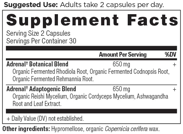 Ancient Nutrition Adrenal Support, 1300 mg, 60 Count